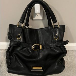 Authentic Burberry black leather bag. Great condition.
